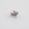 Single Clear Crystal Earring
