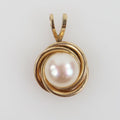 Gold Pearl Pendant