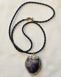 Purple Amethyst Gemstone Necklace