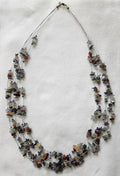 Statement Multicolor Gemstone Chip Necklace
