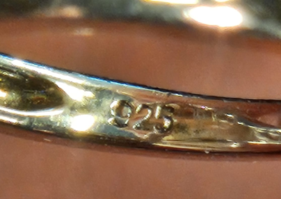 A Sterling Silver Pearl and Crystal Ring