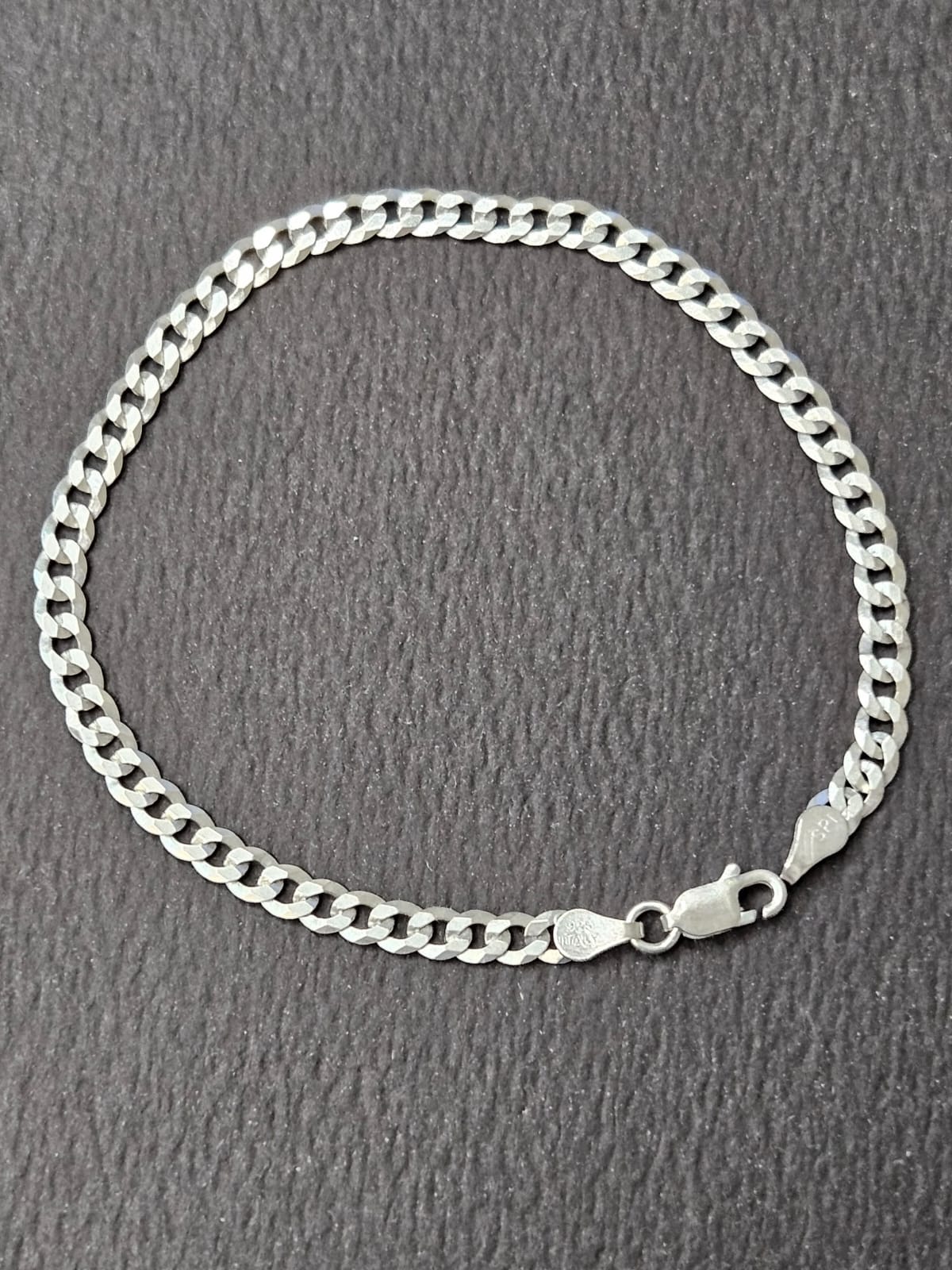 Sterling Silver Curb Chain Bracelet