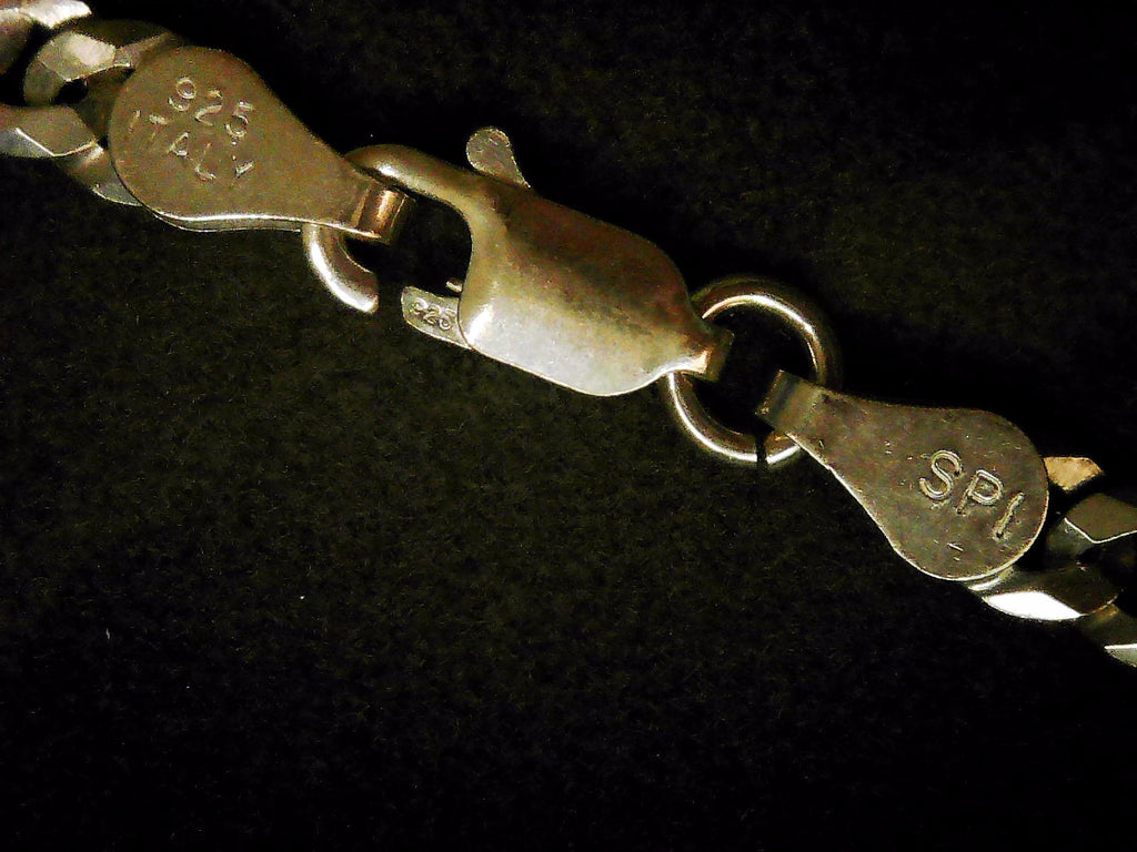 Sterling Silver Curb Chain Bracelet