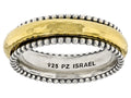 Gold Plated Sterling Silver Spinner Ring