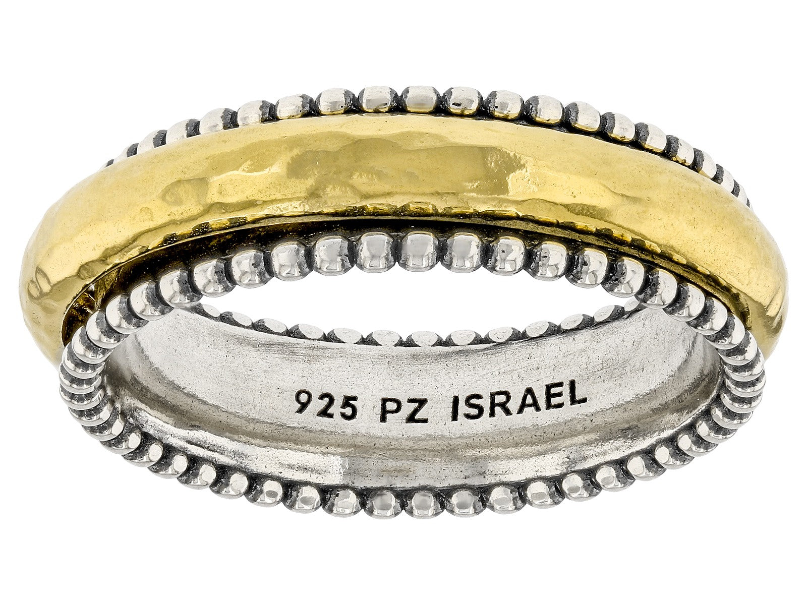 Gold Plated Sterling Silver Spinner Ring