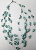 Statement Turquoise Chip Necklace