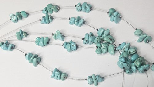 Statement Turquoise Chip Necklace