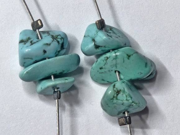 Statement Turquoise Chip Necklace
