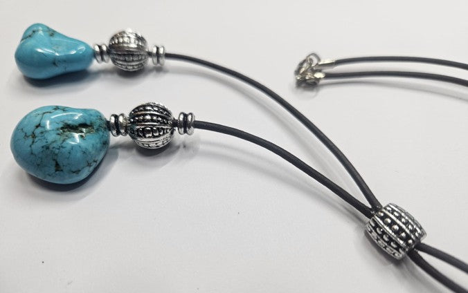 Boho Turquoise Beaded Necklace