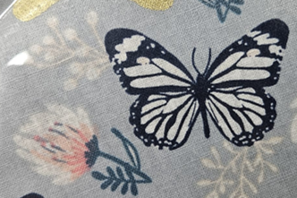 Handmade Decoupage Glass Plate with Butterflies