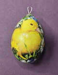 Handmade Decoupaged Chick Easter Egg