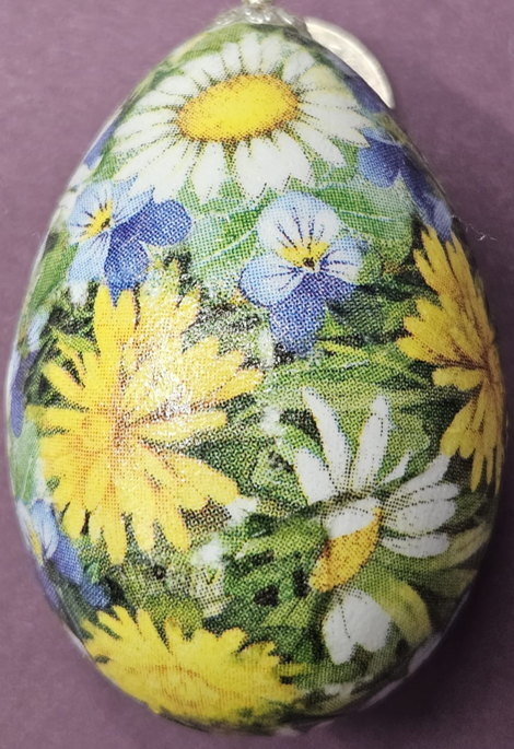 Handmade Decoupaged Chick Easter Egg