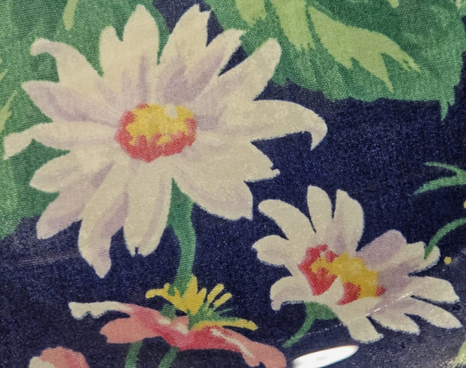 Handmade Decoupage Glass Plate with Flowers