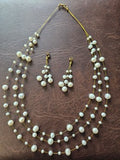 Freshwater Pearl Necklace and Earrings Set
