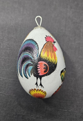 Handmade Easter Egg with a Rooster
